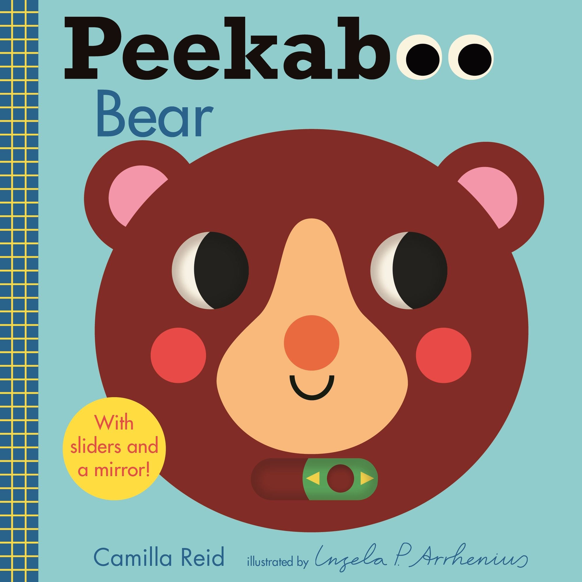 Peekaboo: Bear: (An Interactive Board Book for Babies & Toddlers with Mirror & Sliders to Push, Pull, or Turn. Cute Artwork Includes Ladybugs, Bunnies, Butterflies, & More)