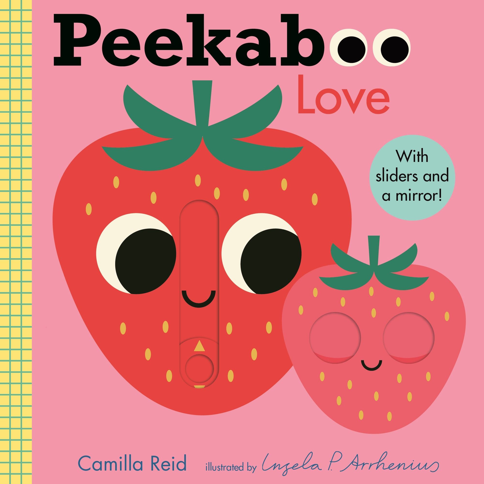 Peekaboo: Love: (An Interactive Board Book for Babies & Toddlers with Mirror & Sliders to Push, Pull, or Turn. Cute Artwork Includes a Strawberry, Rainbow, Ladybug, & More.)