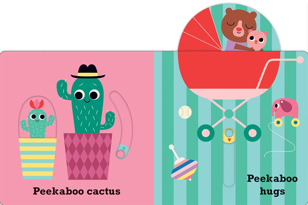 Peekaboo: Love: (An Interactive Board Book for Babies & Toddlers with Mirror & Sliders to Push, Pull, or Turn. Cute Artwork Includes a Strawberry, Rainbow, Ladybug, & More.)