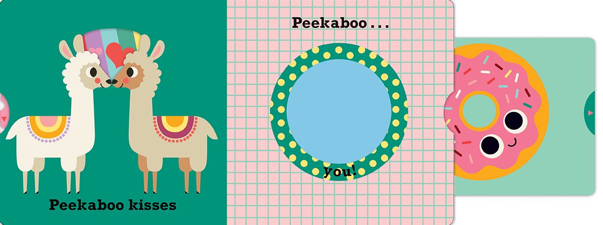 Peekaboo: Love: (An Interactive Board Book for Babies & Toddlers with Mirror & Sliders to Push, Pull, or Turn. Cute Artwork Includes a Strawberry, Rainbow, Ladybug, & More.)