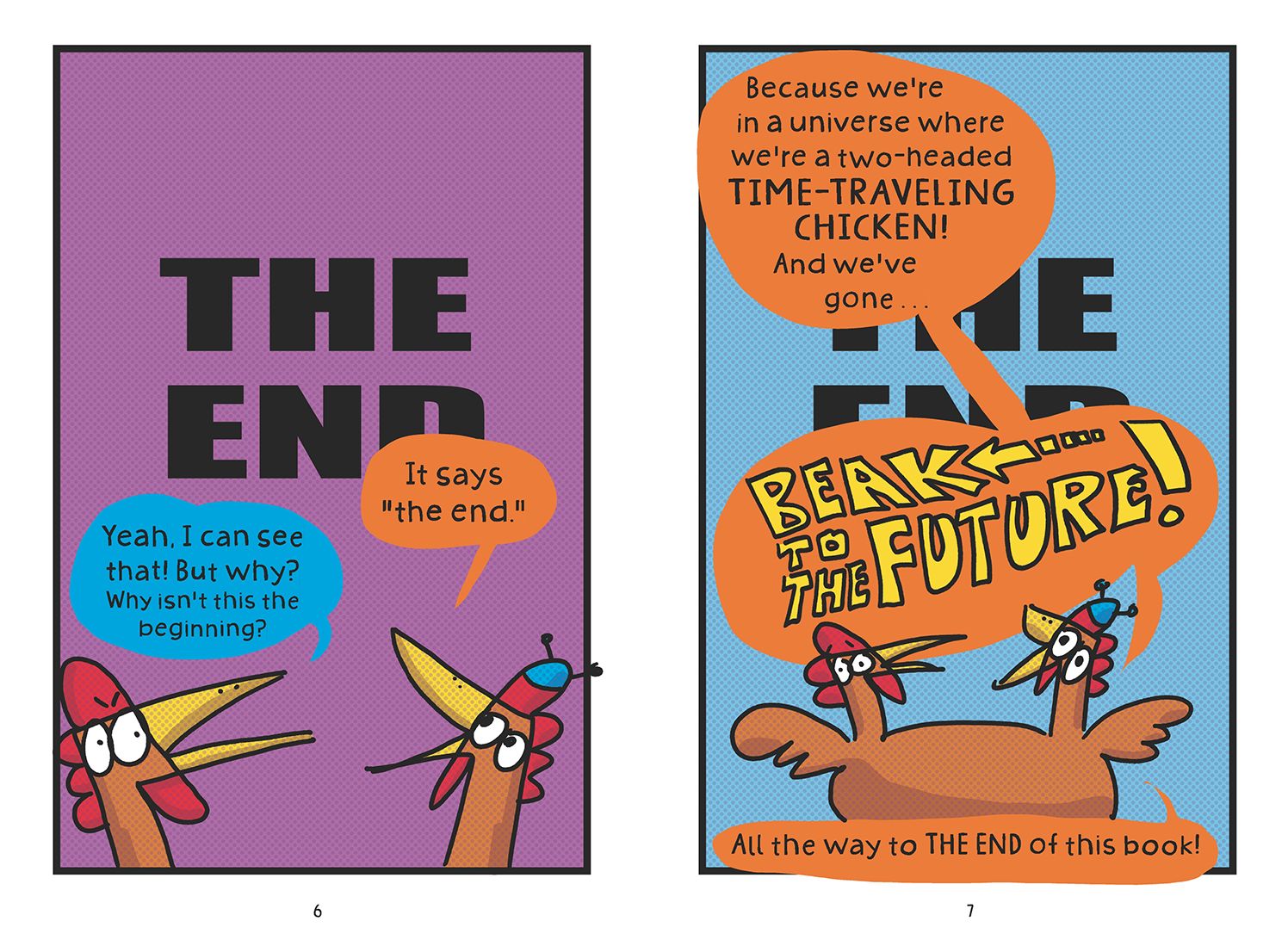 Two-Headed Chicken: Beak to the Future
