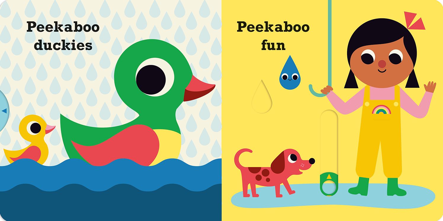 Peekaboo: Chick: (An Interactive Board Book for Babies & Toddlers with Mirror & Sliders to Push, Pull, or Turn. Cute Artwork Includes a Duck, Flowers, Umbrella, Deer, & More.)