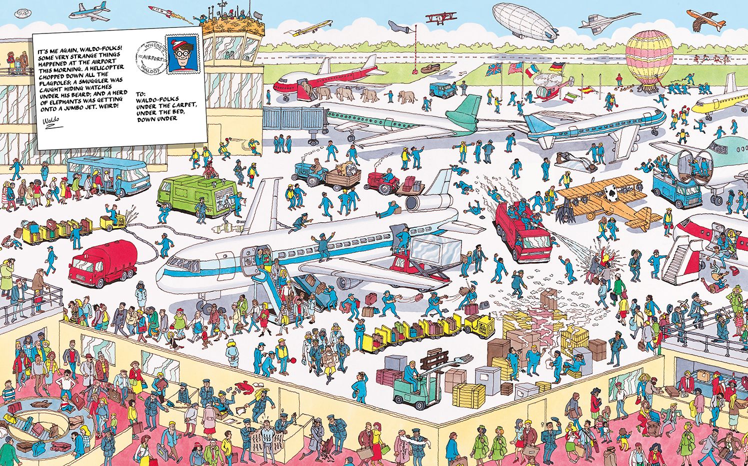 Where's Waldo? The Totally Essential Travel Collection: All Seven Classic Books in One (A Hidden Object Activity Book with Search & Find Adventures, Memory Games, Spot-the-Difference Challenges, & More)