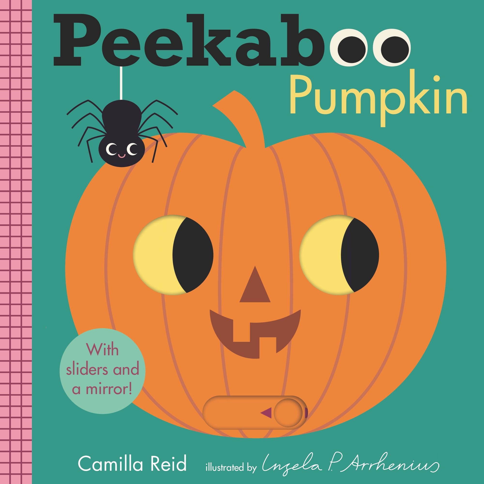 Peekaboo: Pumpkin: (An Interactive Board Book for Babies & Toddlers with Mirror & Sliders to Push, Pull, or Turn. Cute Halloween Artwork Includes a Bat, Black Cat, Witch, & More.)