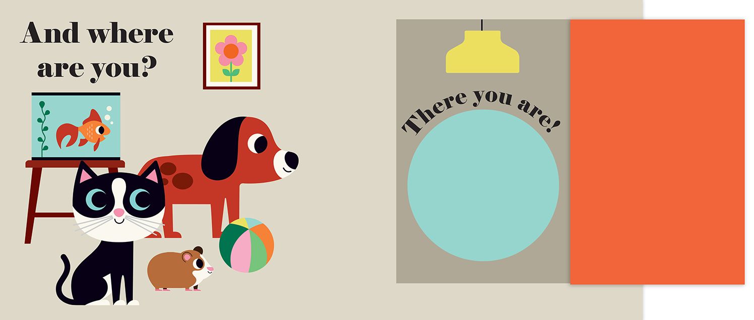 Where's the Cat?: (An Interactive, Sensory Lift-the-Flap Book with Felt Flaps and a Mirror for Babies & Toddlers. Friendly Pets Include a Goldfish, a Dog, & Guinea Pig.)