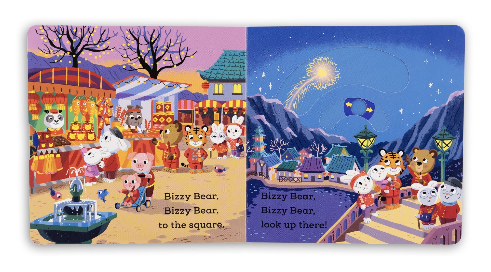 Bizzy Bear: Chinese New Year: (Interactive Board Book About the Lunar New Year for Toddlers - With Sturdy Tabs and Slides to Push and Pull)
