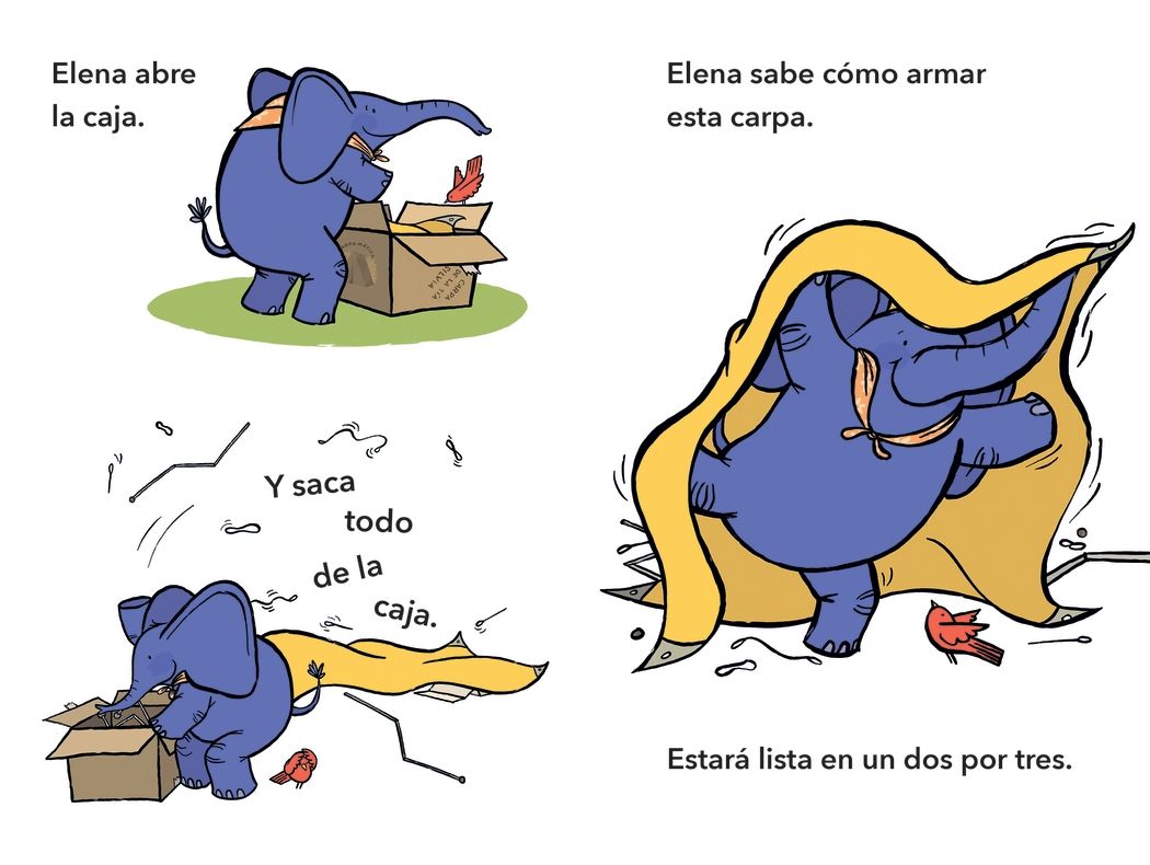 Elena Camps/Elena va a acampar: A Dual Edition Flip Book