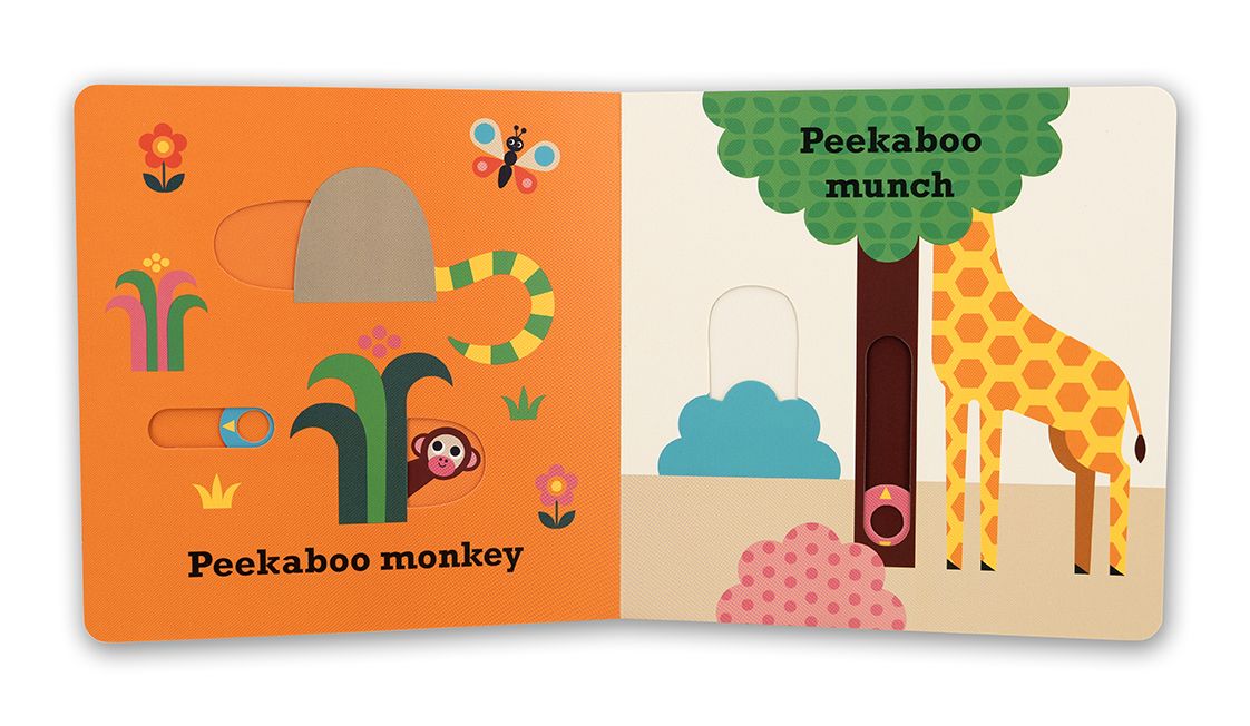 Peekaboo: Lion: (An Interactive Board Book for Babies & Toddlers with Mirror & Sliders to Push, Pull, or Turn. Cute Jungle Animal Artwork Includes a Giraffe, Monkey, & More)
