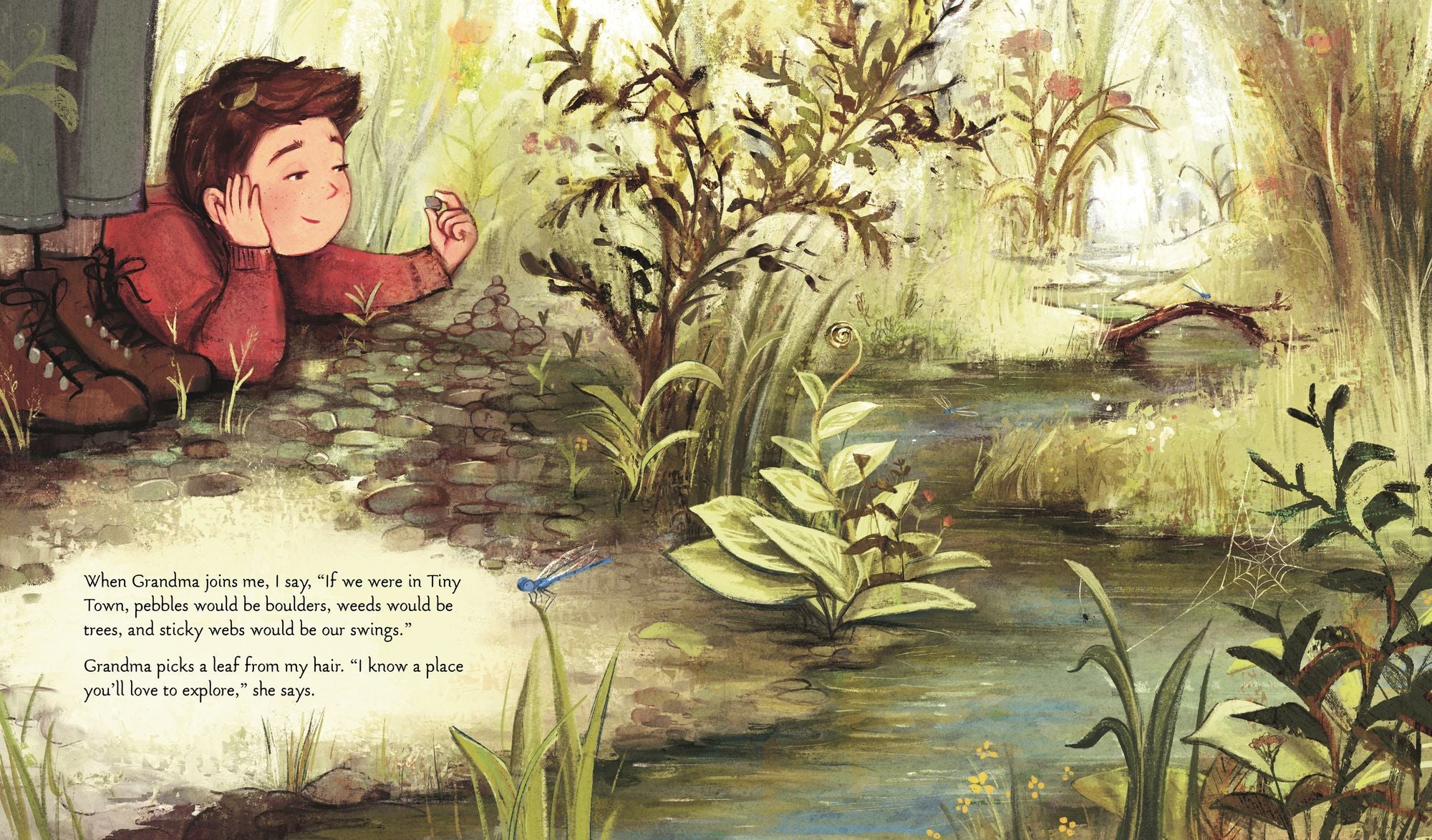 Tiny Worlds: A Story About Appreciating the Small Things (A Gentle Picture Book That Celebrates Imagination and Grandparent Bonds - For Kids Ages 3-7)