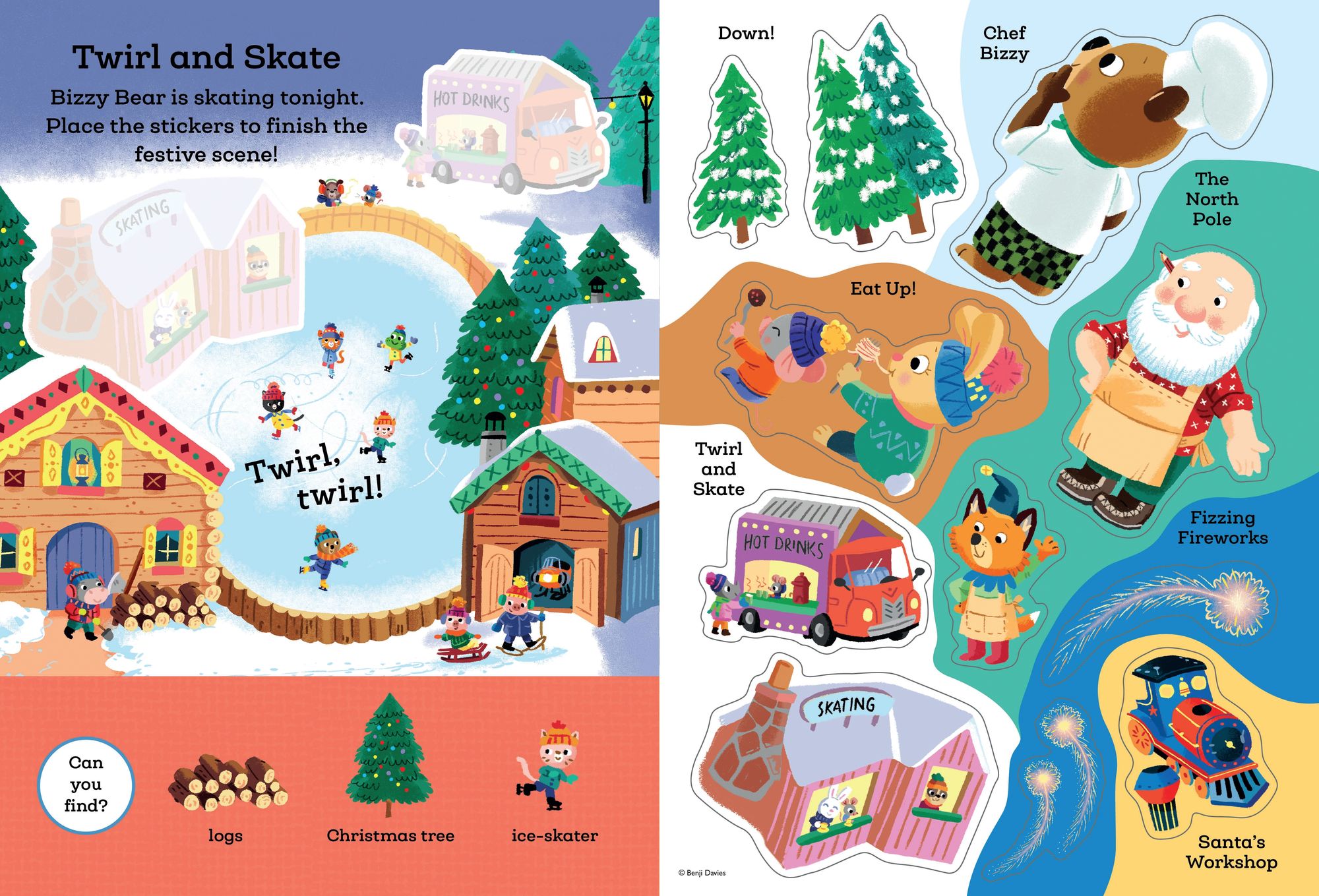 Bizzy Bear: Christmas Sticker Book