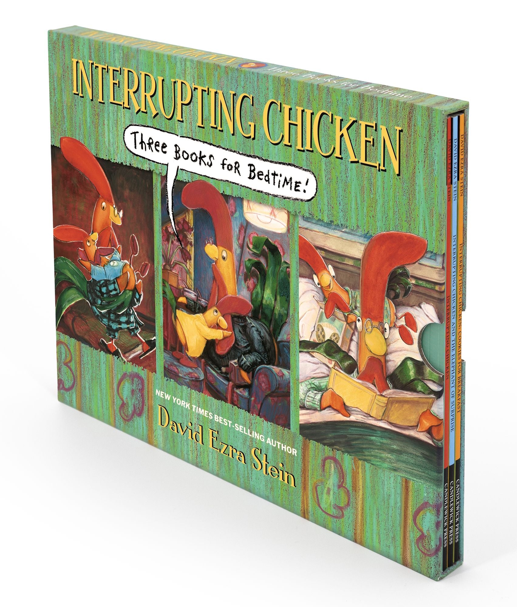 Interrupting Chicken: Three Books for Bedtime: (Box Set of Three Playful Picture Books with Two Press-Out Characters for Interactive Reading Fun for Kids Ages 4-8)