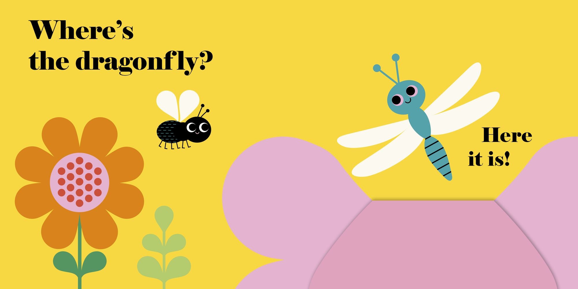 Where's the Bee?: (An Interactive, Sensory Lift-the-Flap Book with Felt Flaps and a Mirror for Babies & Toddlers. Friendly Insects & Bugs Include a Beetle, Dragonfly, & Spider.)
