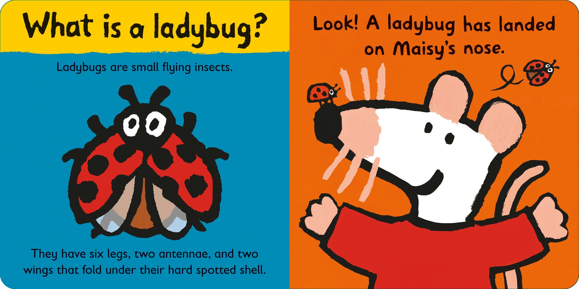 Maisy Loves Ladybugs: A Maisy's Planet Book: (Educational Board Book About Bugs and Insects - For Toddlers and Kids Ages 1-3)