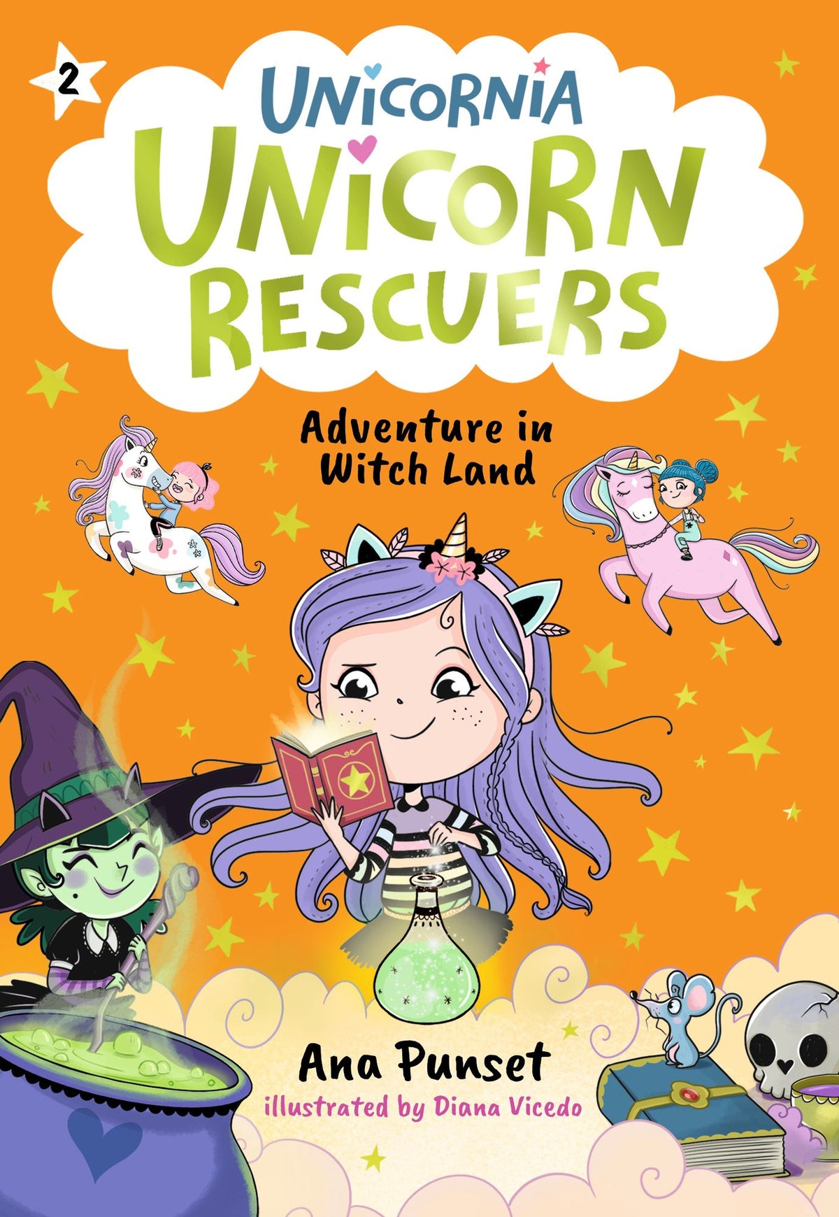 Unicorn Rescuers: Adventure in Witch Land: (A Magical Chapter Book About Friendship, Spells, and a Daring Mission for Kids Ages 5-7)