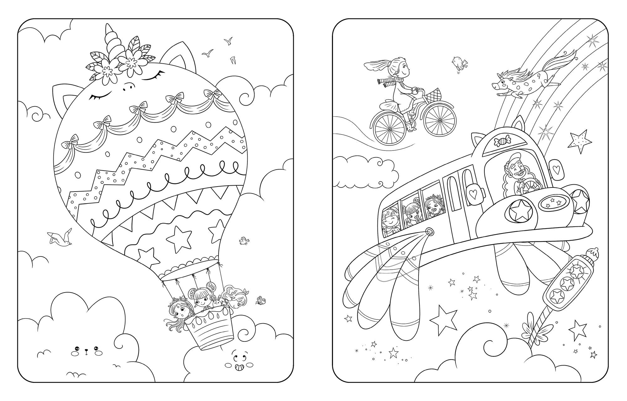 Unicornia Coloring Book
