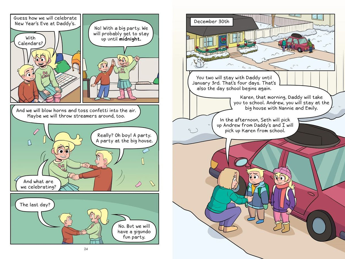 Karen's New Year: A Graphic Novel (Baby-sitters Little Sister #13)