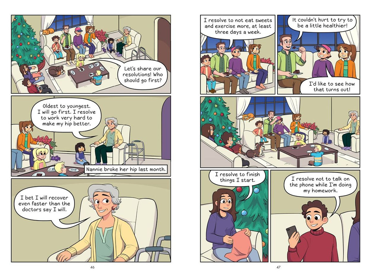 Karen's New Year: A Graphic Novel (Baby-sitters Little Sister #13)