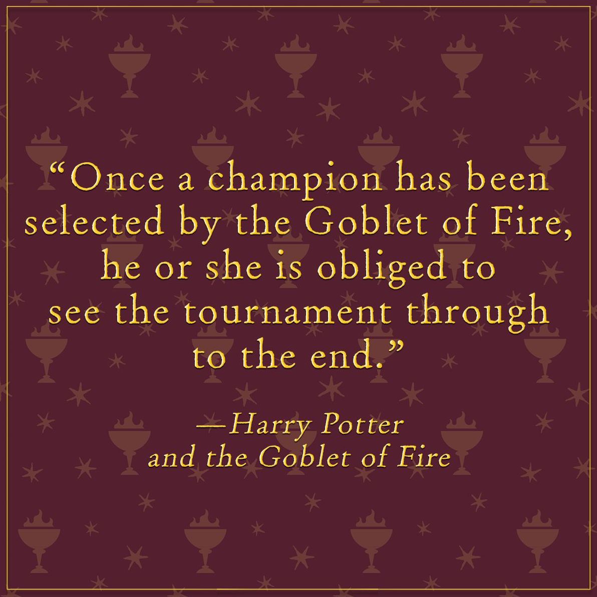 Harry Potter and the Goblet of Fire (Stenciled Edges) (Harry Potter, Book 4)
