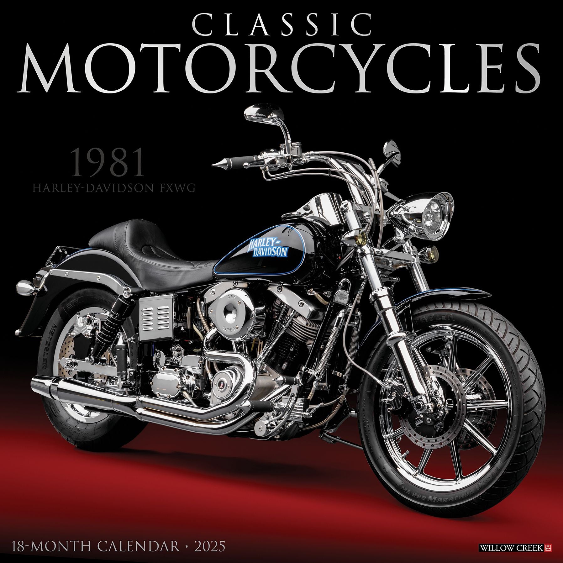 Classic Motorcycles 2026 Wall Calendar
