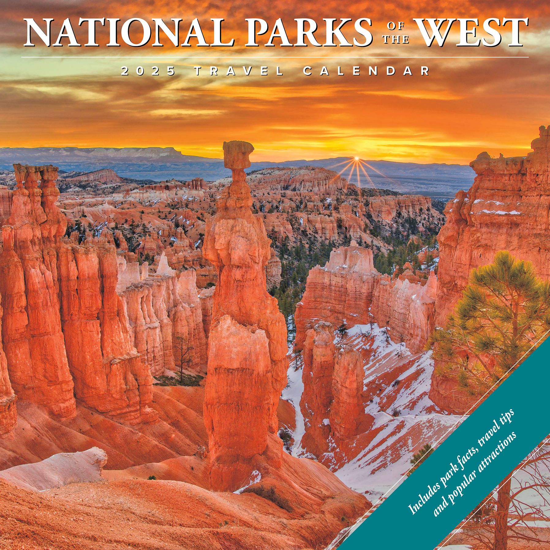 2026 National Parks of the West Wall Calendar