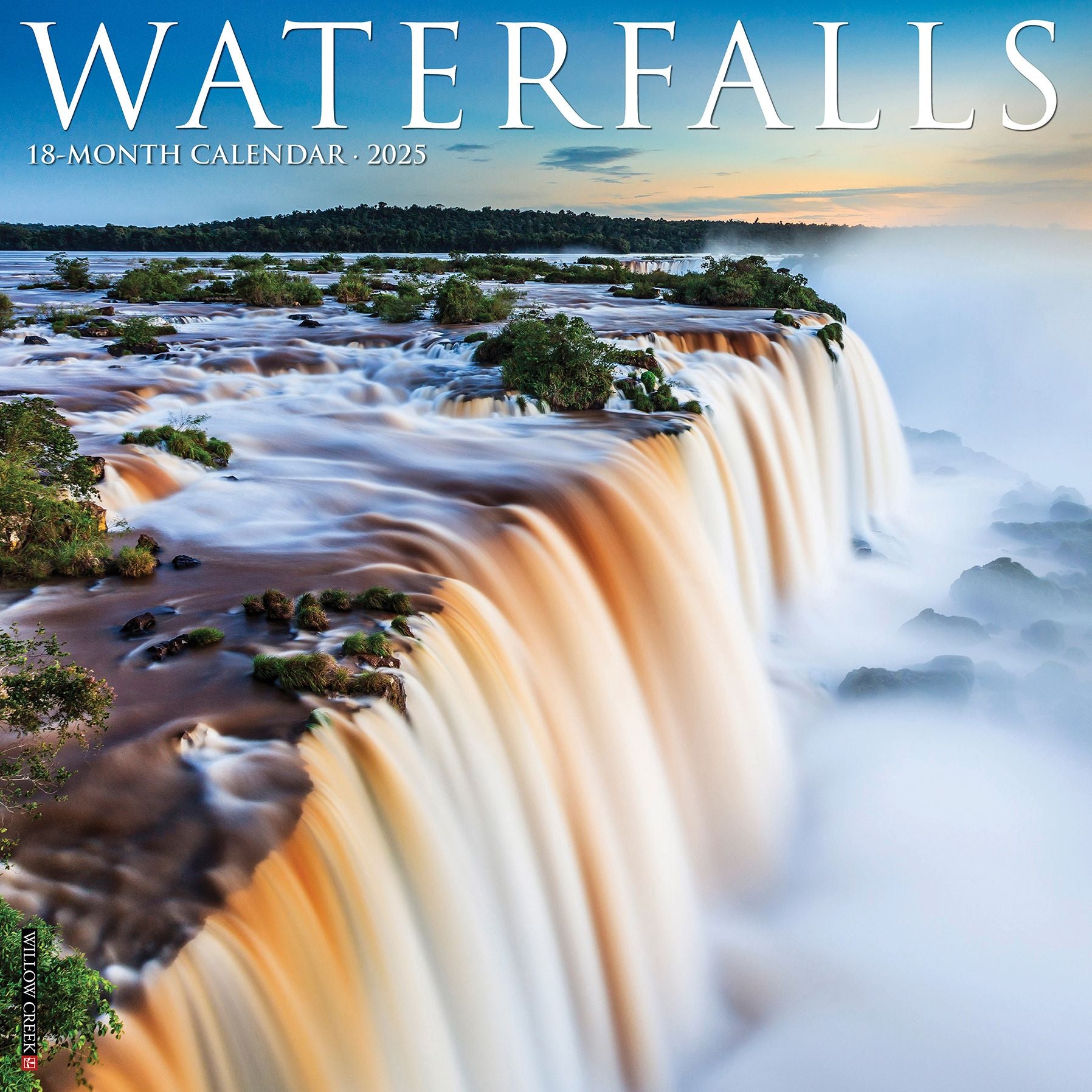 Waterfalls 2026 Wall Calendar