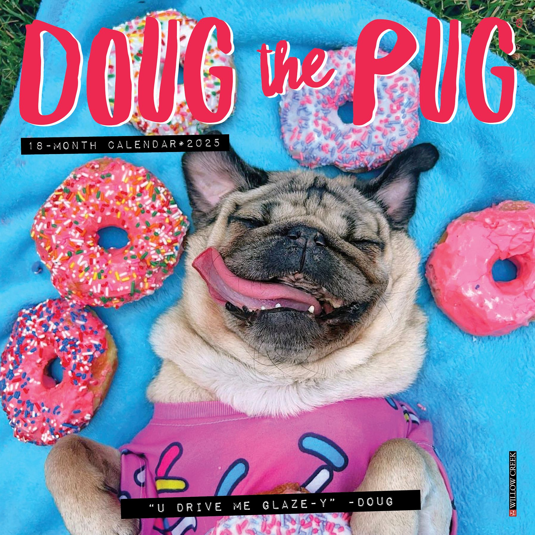 Doug the Pug 2026 Mini Wall Calendar
