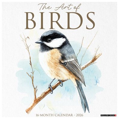 The Art of Birds 2026 Wall Calendar