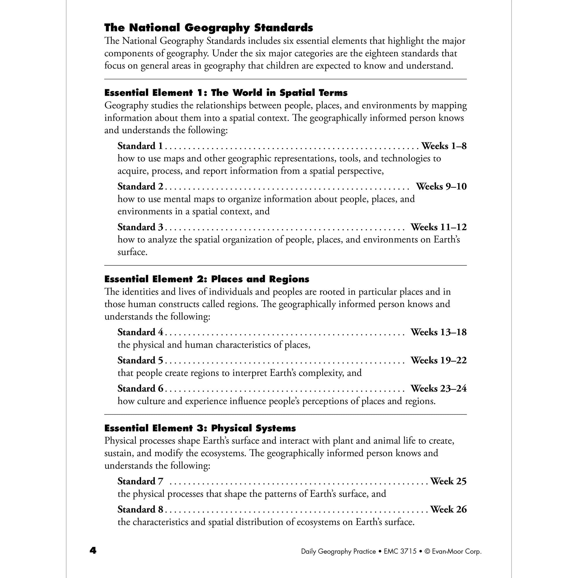Daily Geography Practice, Grade 6 Teacher Edition