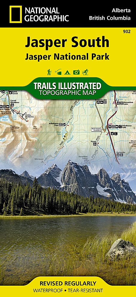 Jasper South Map [Jasper National Park]