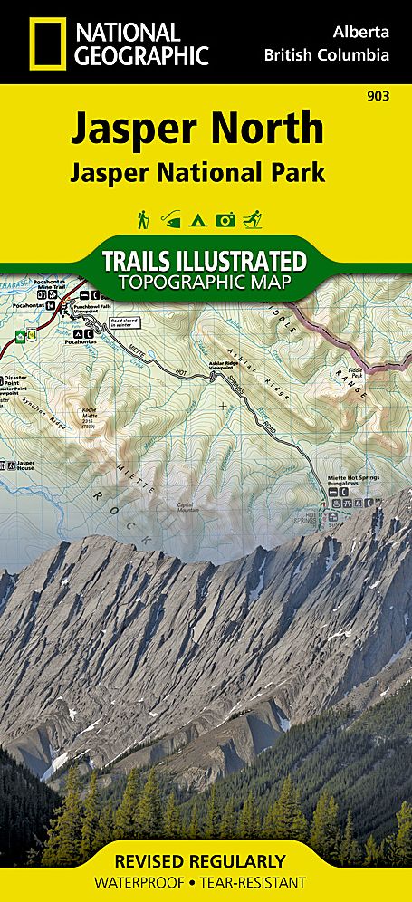 Jasper North Map [Jasper National Park]