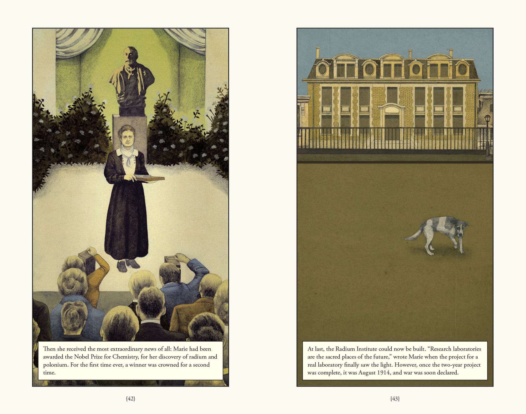 Marie Curie in the Land of Science