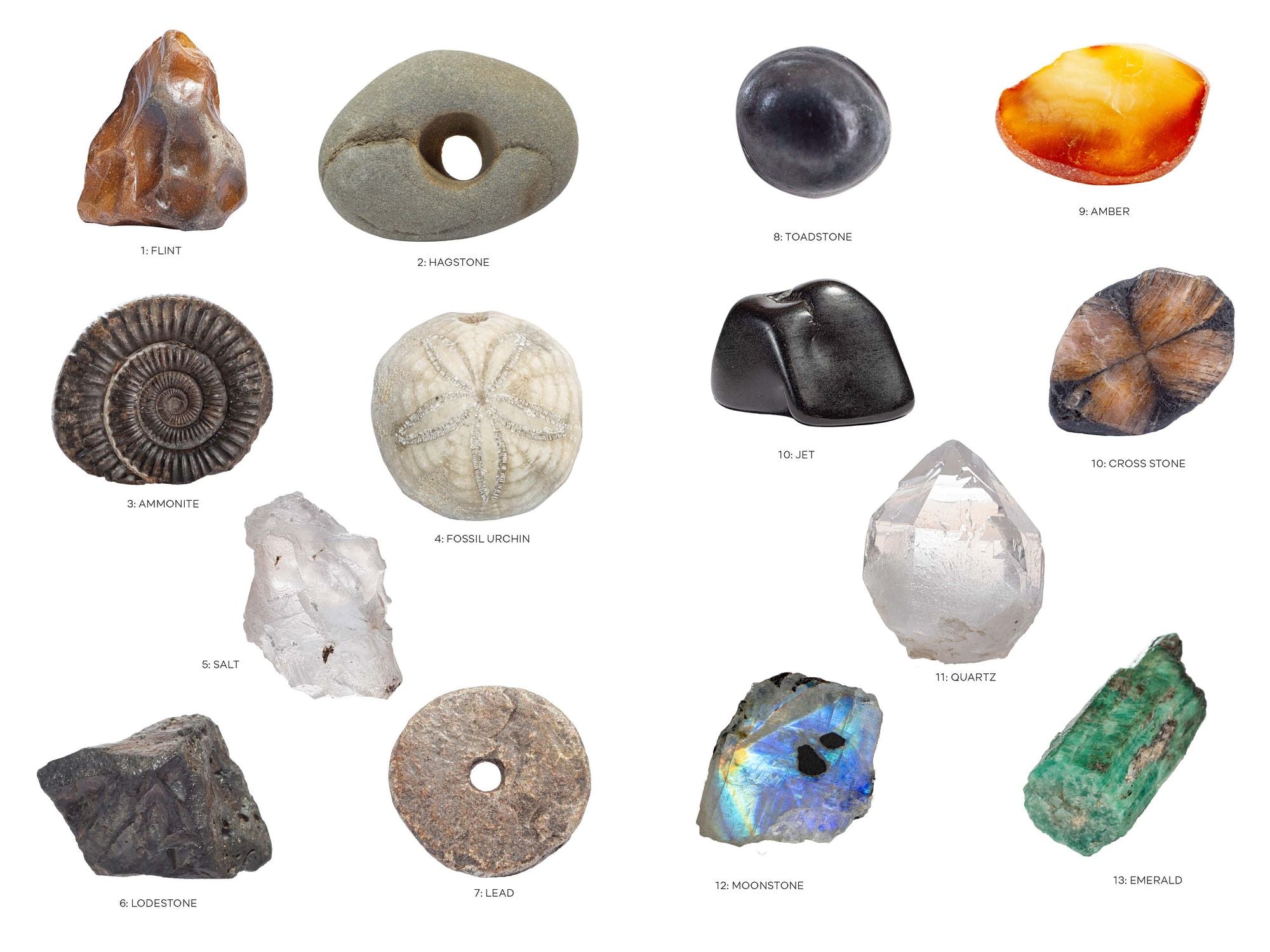 The Witching Stones: The Lore and Craft of the Essential Crystals, Gemstones, and Minerals to Empower Your Magic