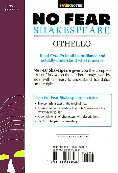 Othello: No Fear Shakespeare Side-by-Side Plain English