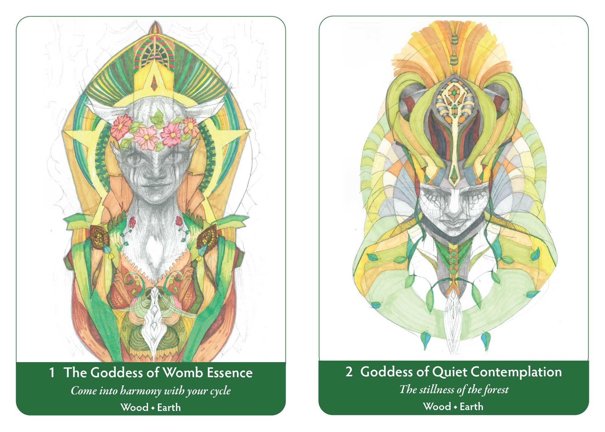 Elemental Goddess Oracle: 45 Cards and Guidebook