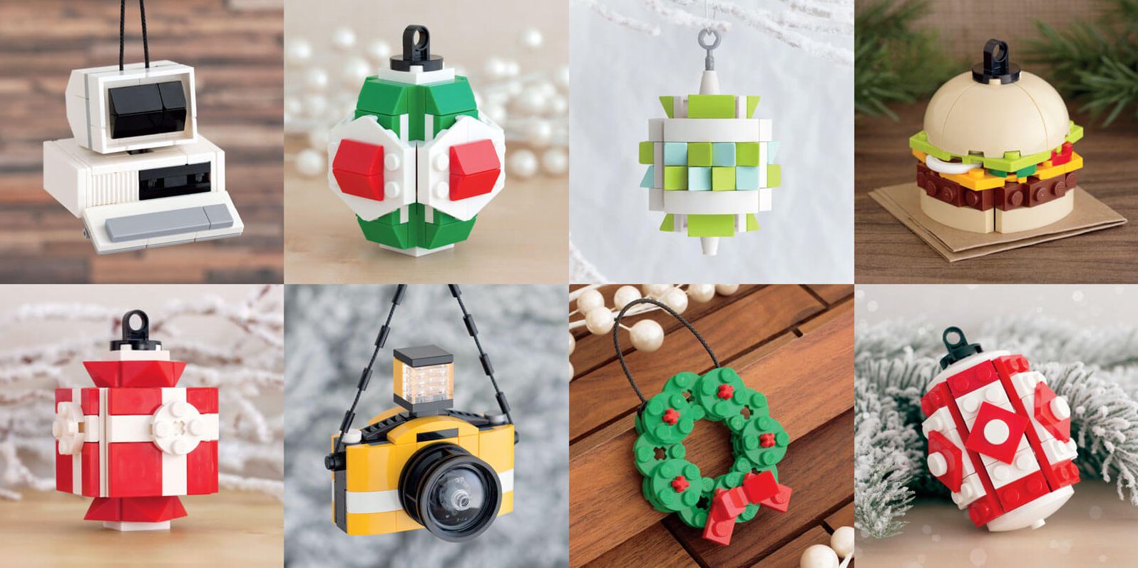 The LEGO Christmas Ornaments Book: 15 Designs to Spread Holiday Cheer