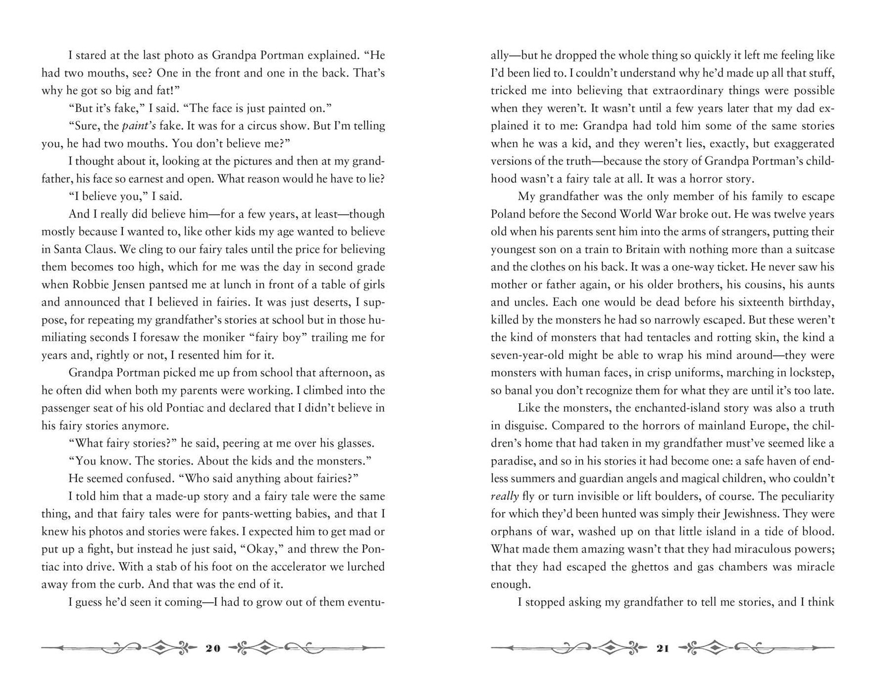 Miss Peregrine's Home for Peculiar Children
