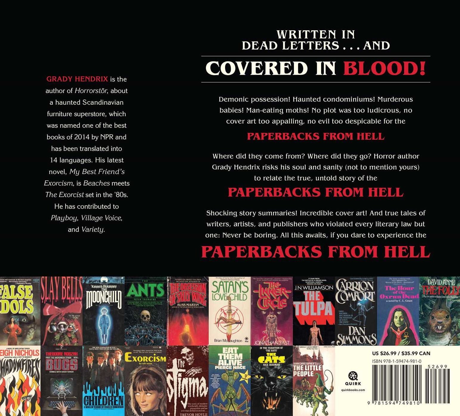 Paperbacks from Hell: The Twisted History of '70s and '80s Horror Fiction