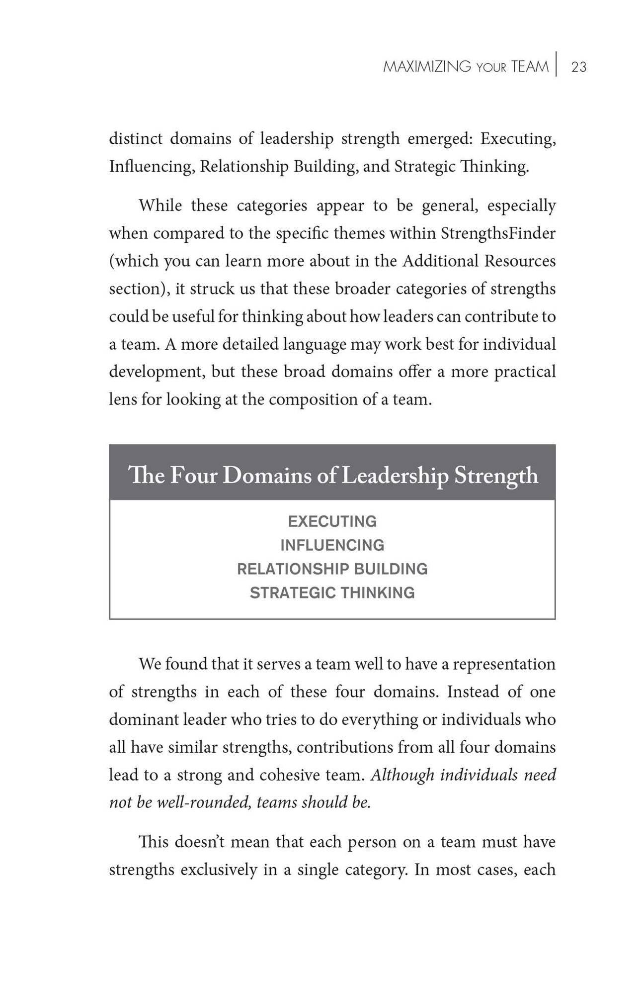 Strengths Based Leadership: Great Leaders, Teams, and Why People Follow