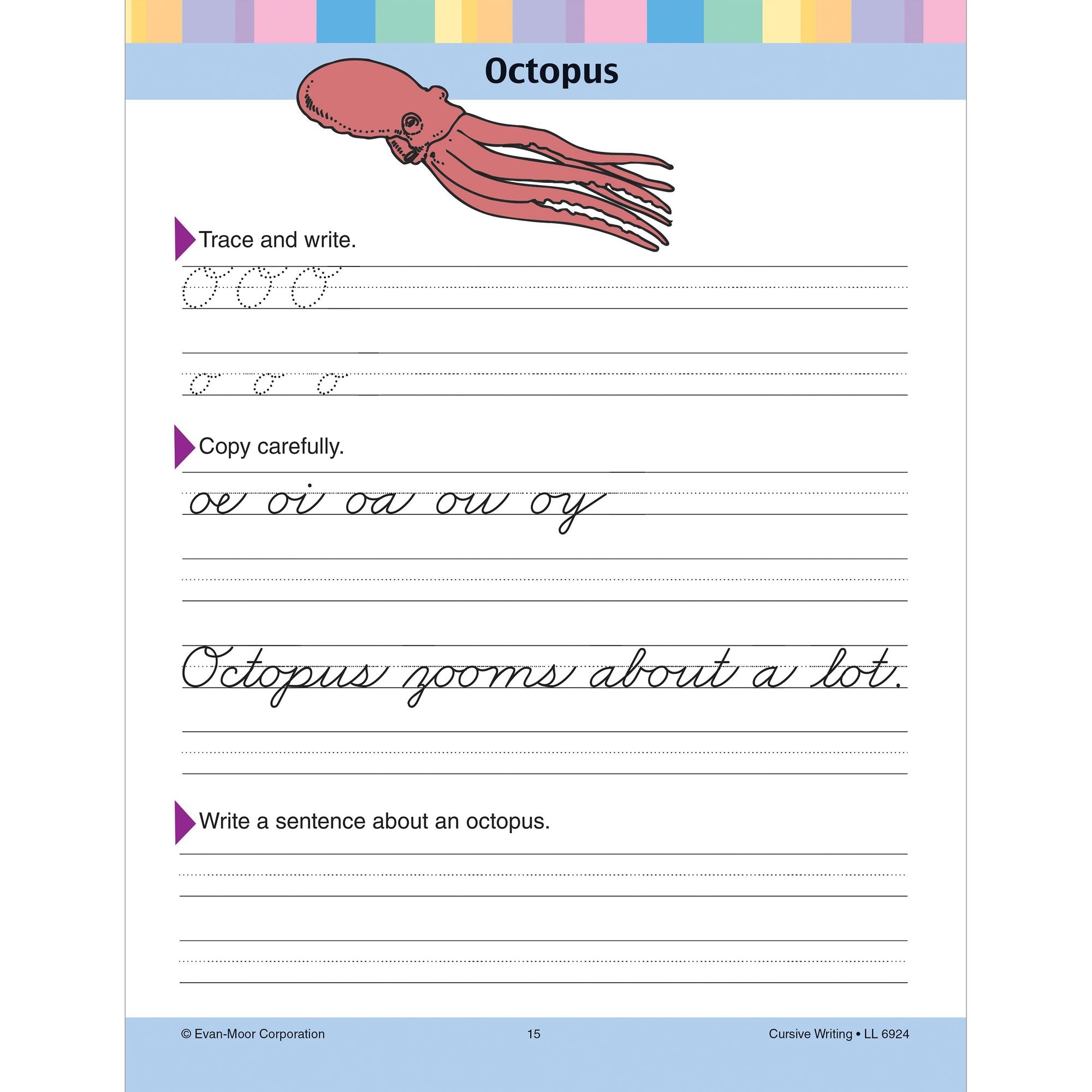 Learning Line: Cursive Writing, Grade 2 - 3 Workbook