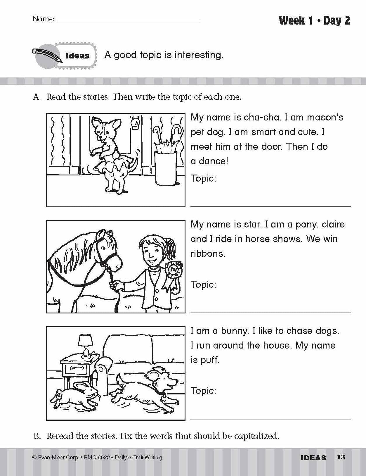 Daily 6-Trait Writing Grade 2 Te