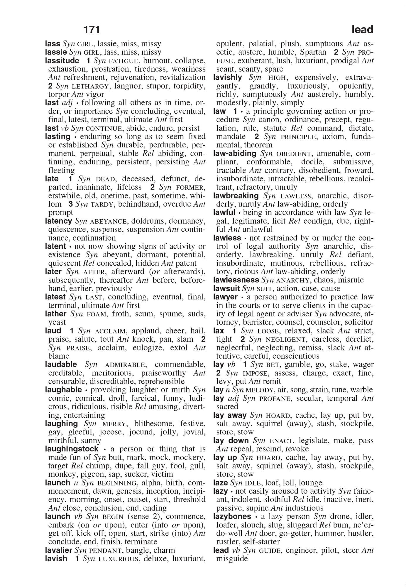Webster's Thesaurus for Students, Fourth Edition