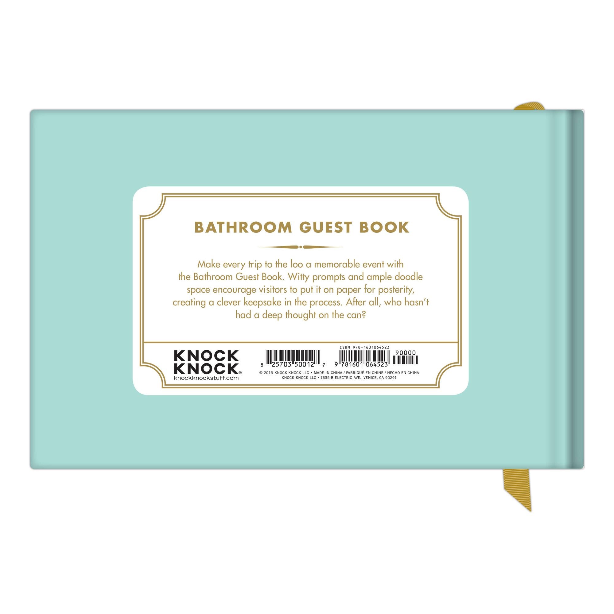 Bathroom Guest Book