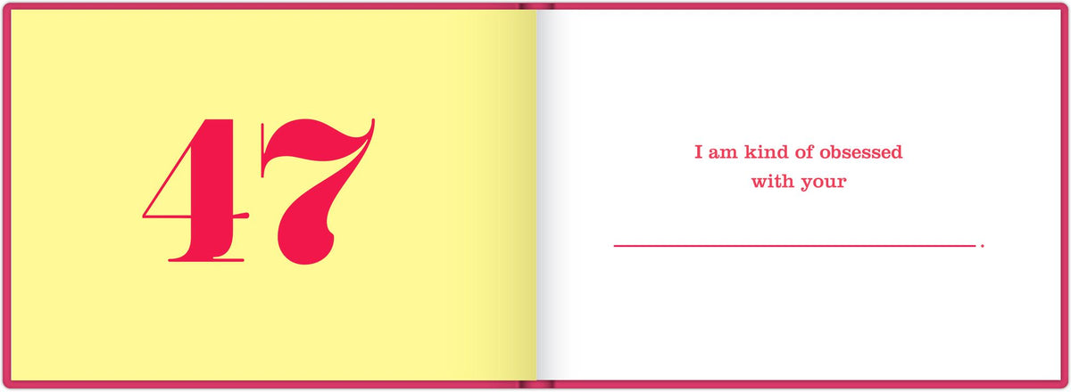 What I Love about You Fill in the Love Book