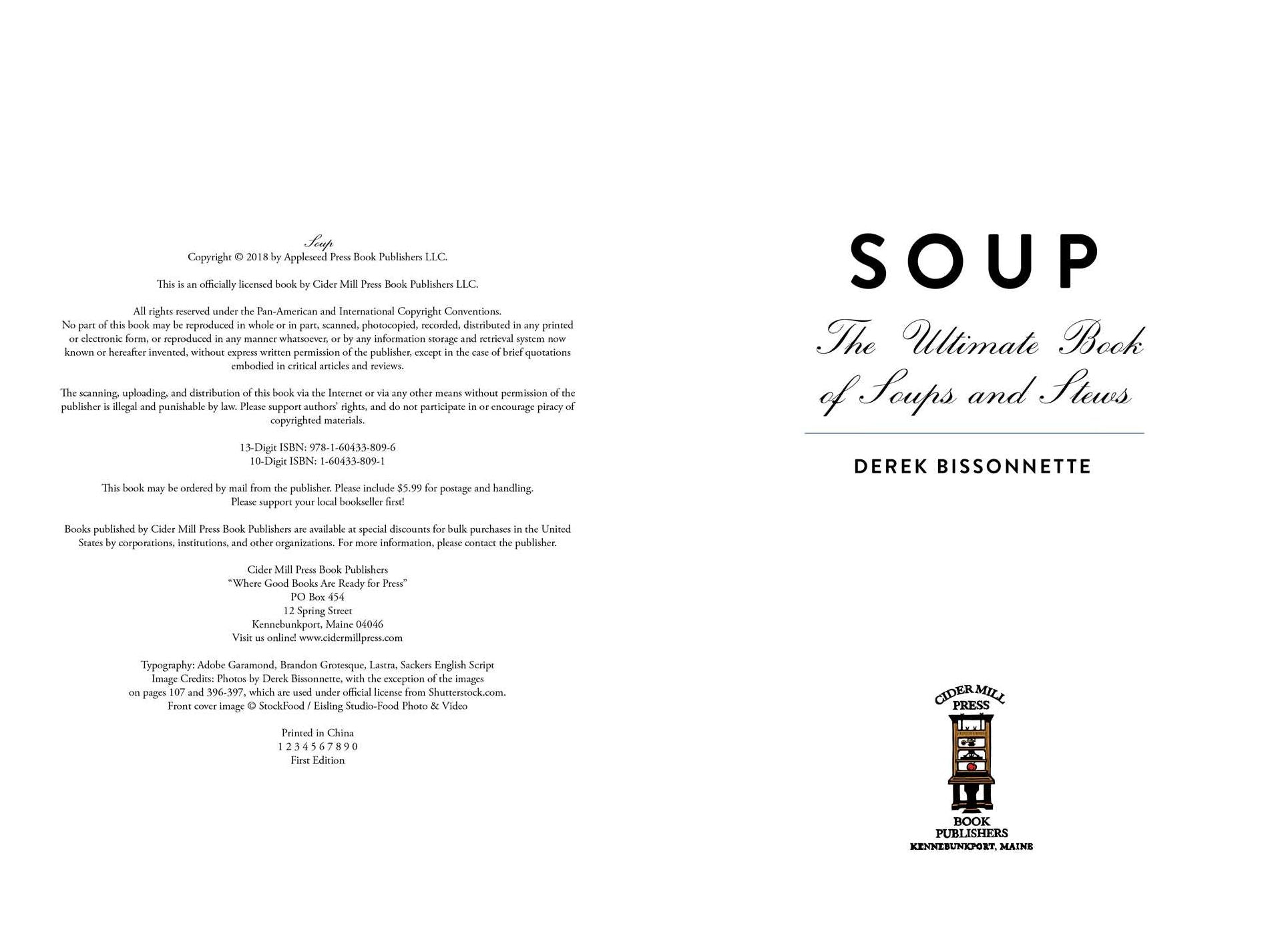 Soup: The Ultimate Book of Soups and Stews