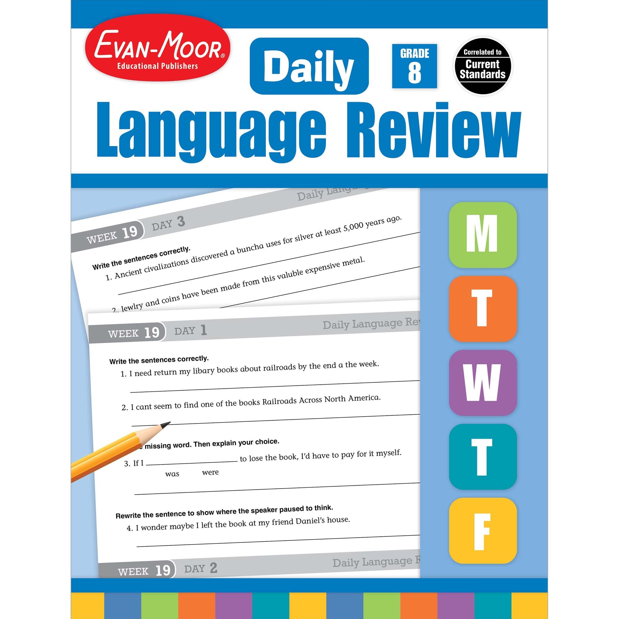 Daily Language Review, Grade 8 Te