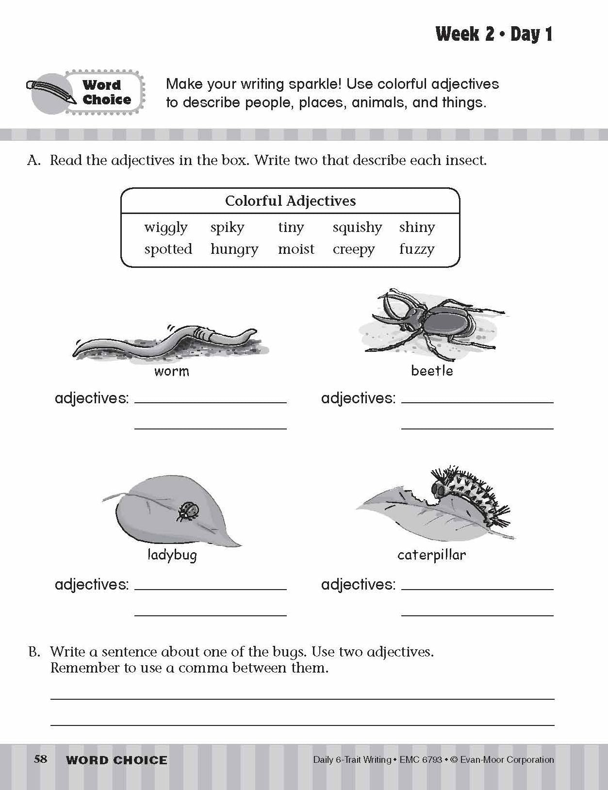 Daily 6-Trait Writing, Grade 3 Sb