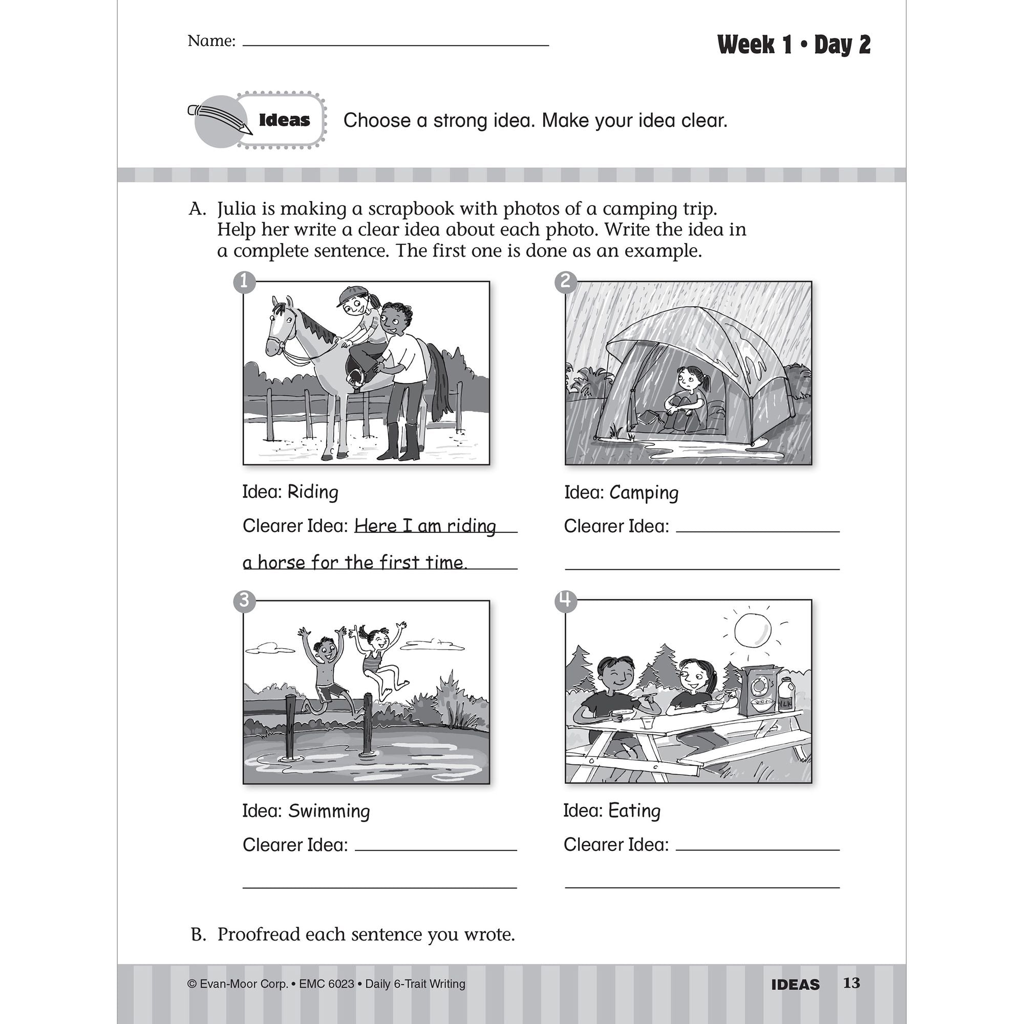 Daily 6-Trait Writing, Grade 3 Sb