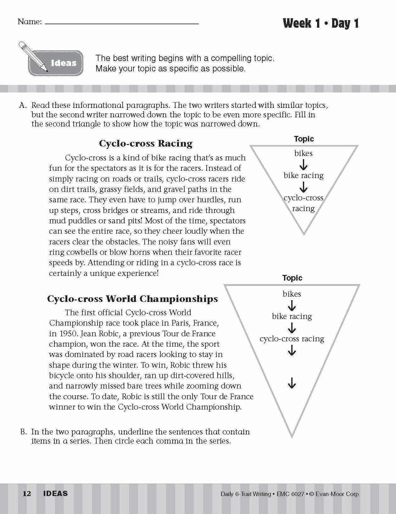 Daily 6-Trait Writing Grade 7 Te
