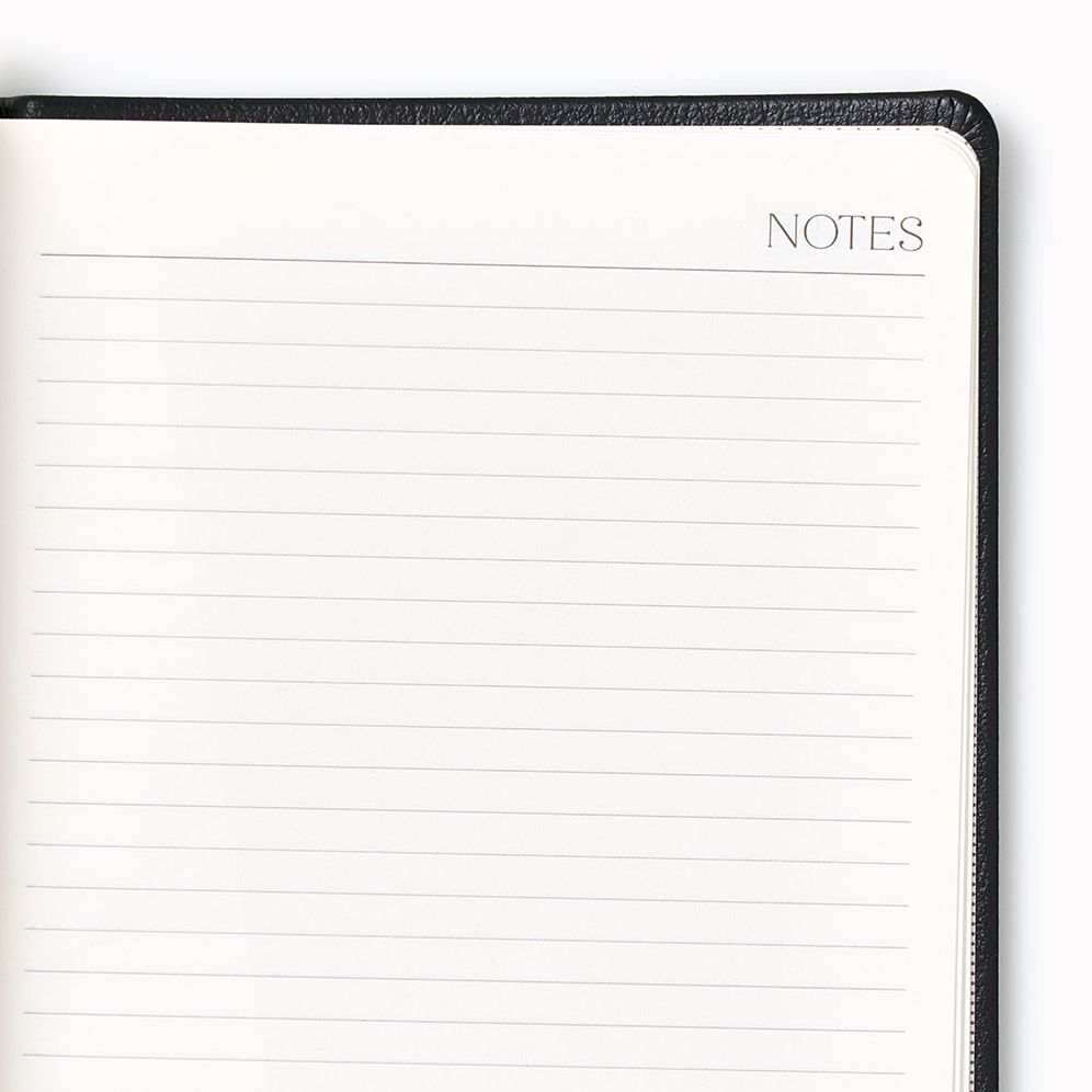 2026-2027 Leather 18-Month Weekly Pocket Planner - Cobalt Blue