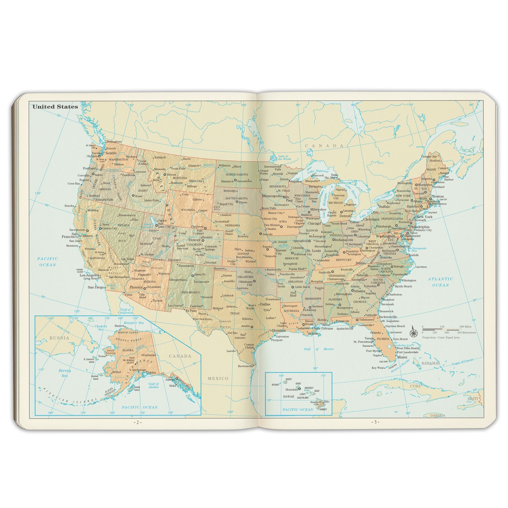 2027 Paper Source Sage Weekly Desk Planner